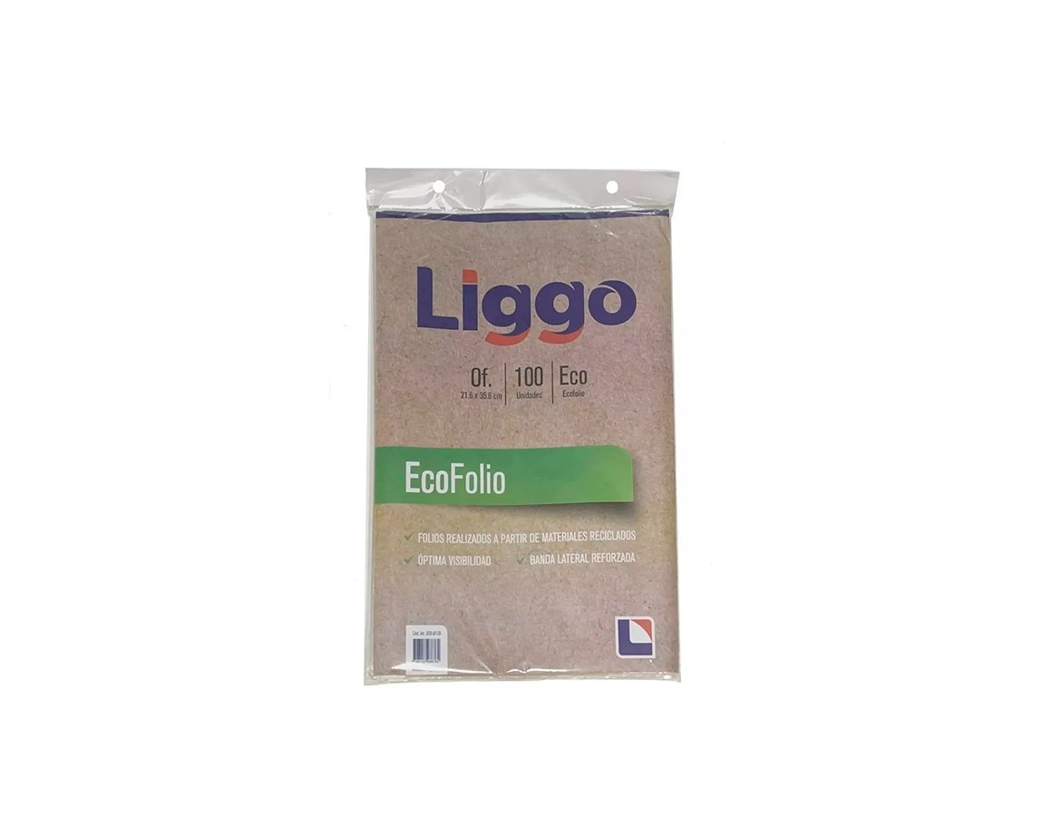 FOLIOS LIGGO ECO OFICIO x100 U.