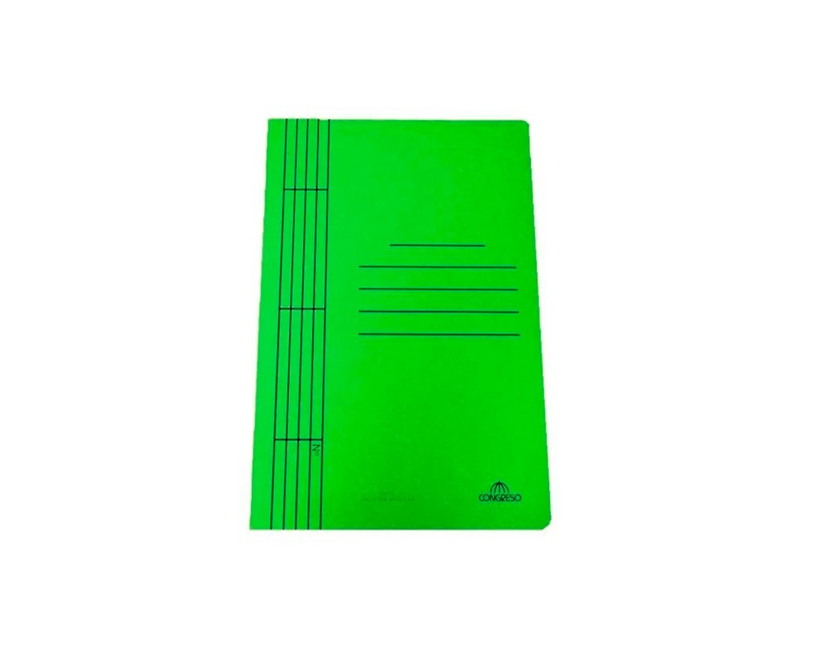 CARPETA CONGRESO CART 3-SOL VERDE 240G