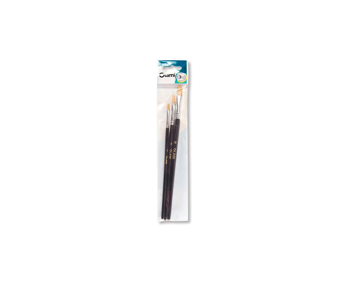 PINCEL OLAMI BLISTER CERDA x 3U.