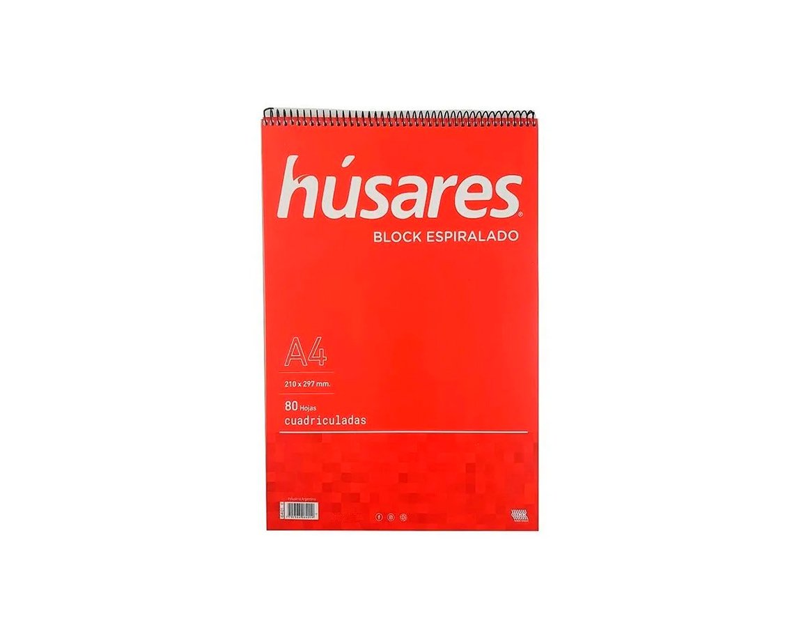 BLOCK HUSARES 6401 ESP A4 # X 80 HOJAS