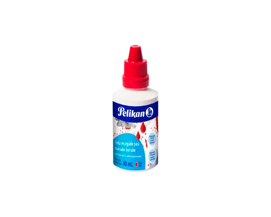 TINTA PELIKAN P/MARCADOR PIZARRA 30CC x U. ROJO