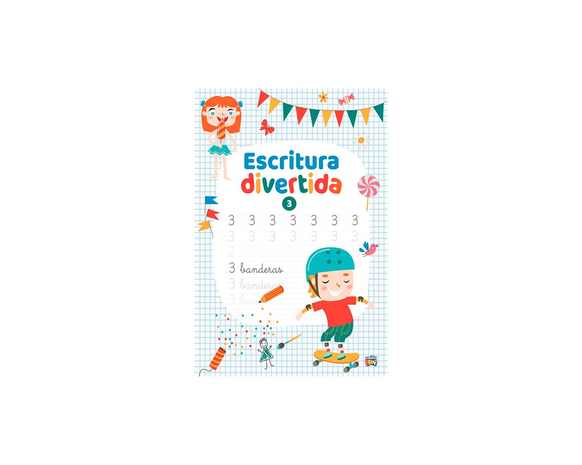 LIBROS SCHOOL FUN PLOW LIST-364 ESCRITURA DIVERTIDA 3
