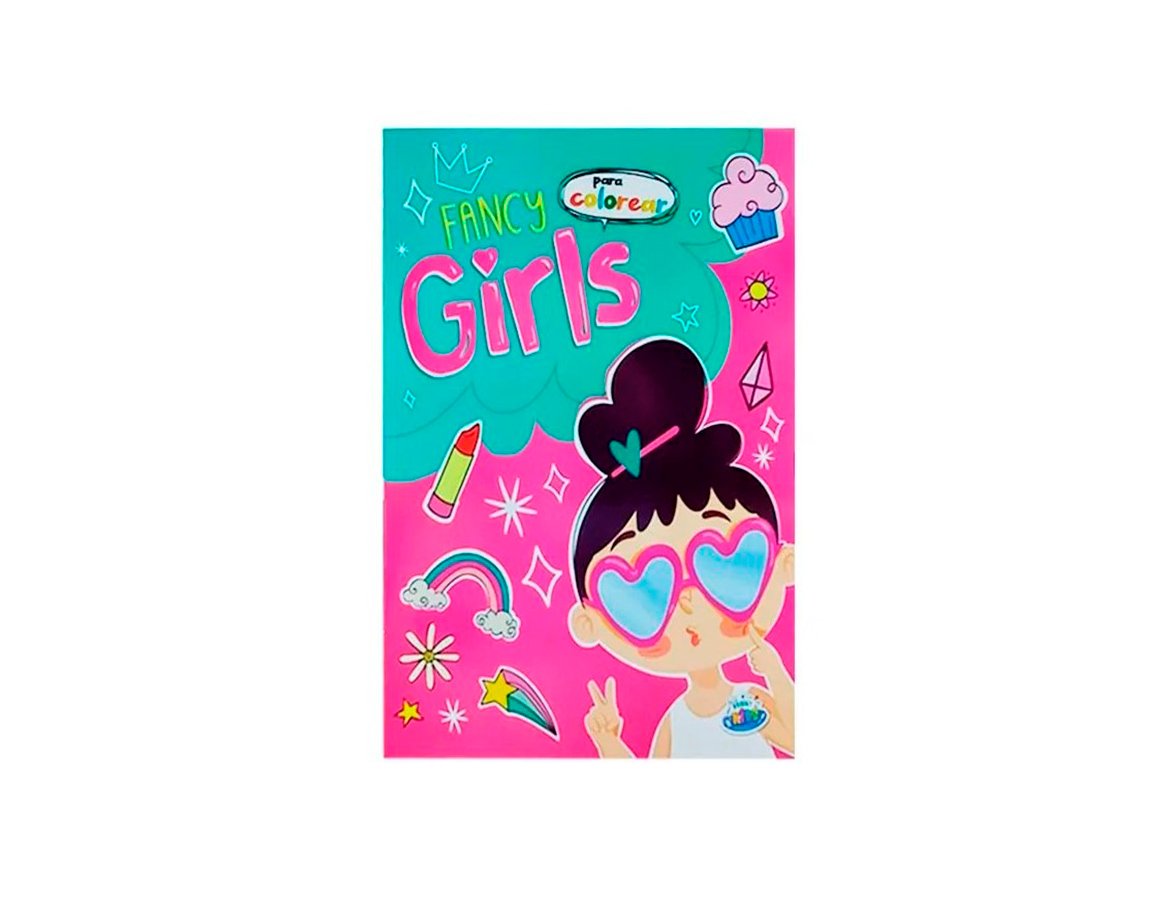 LIBROS SCHOOL FUN PLOW LIST BK-105 COLOREAR FANCY GIRLS
