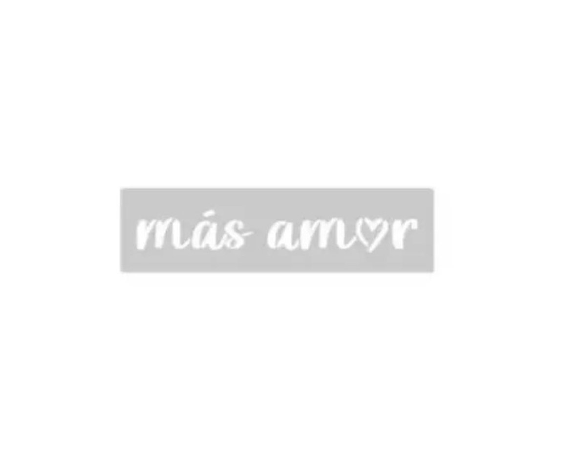 STENCIL EQARTE 4.5x24 CM Nro 740 MAS AMOR
