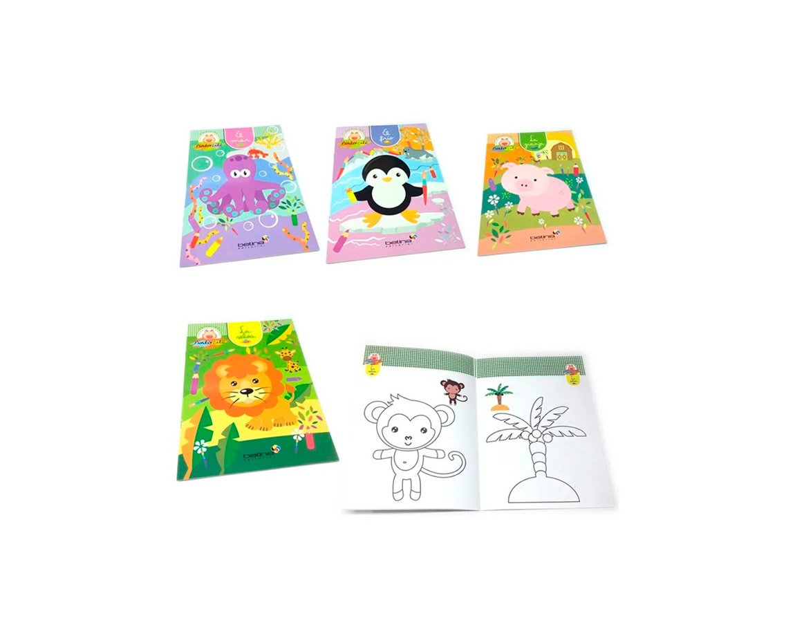 LIBROS BETINA PINTAR PINTORCITO SURTIDOS
