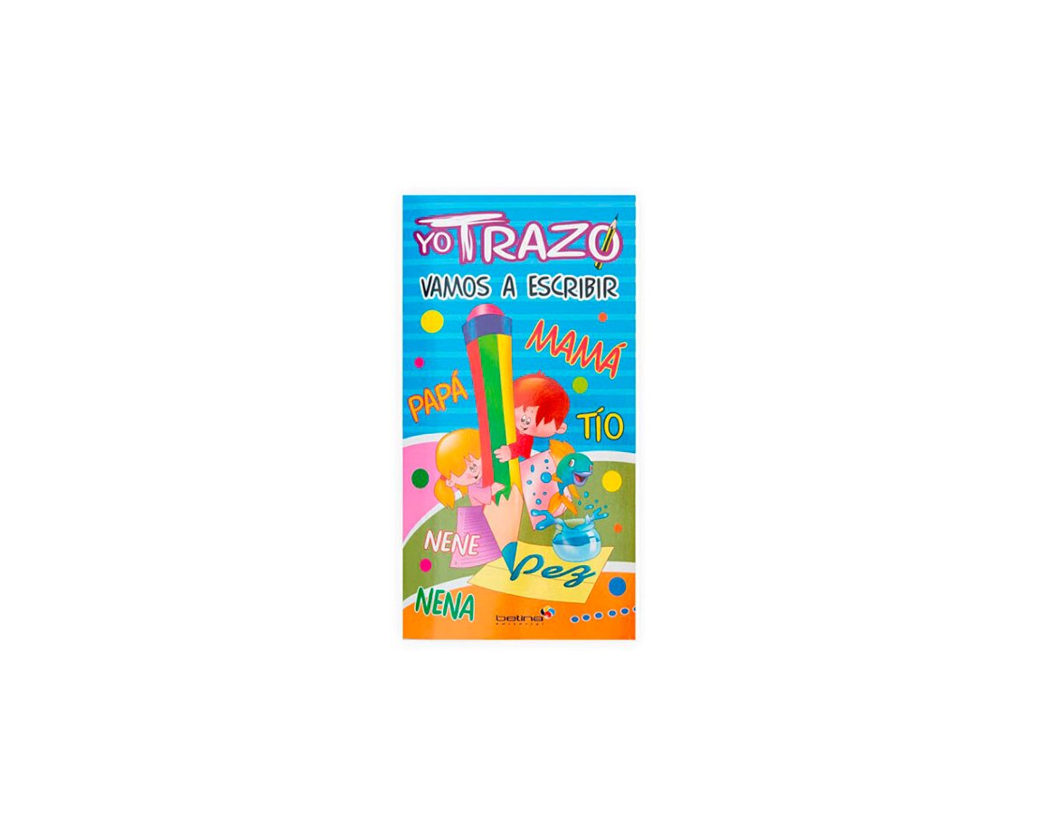 LIBROS BETINA DIDACTICOS YO TRAZO VAMOS A ESCRIBIR