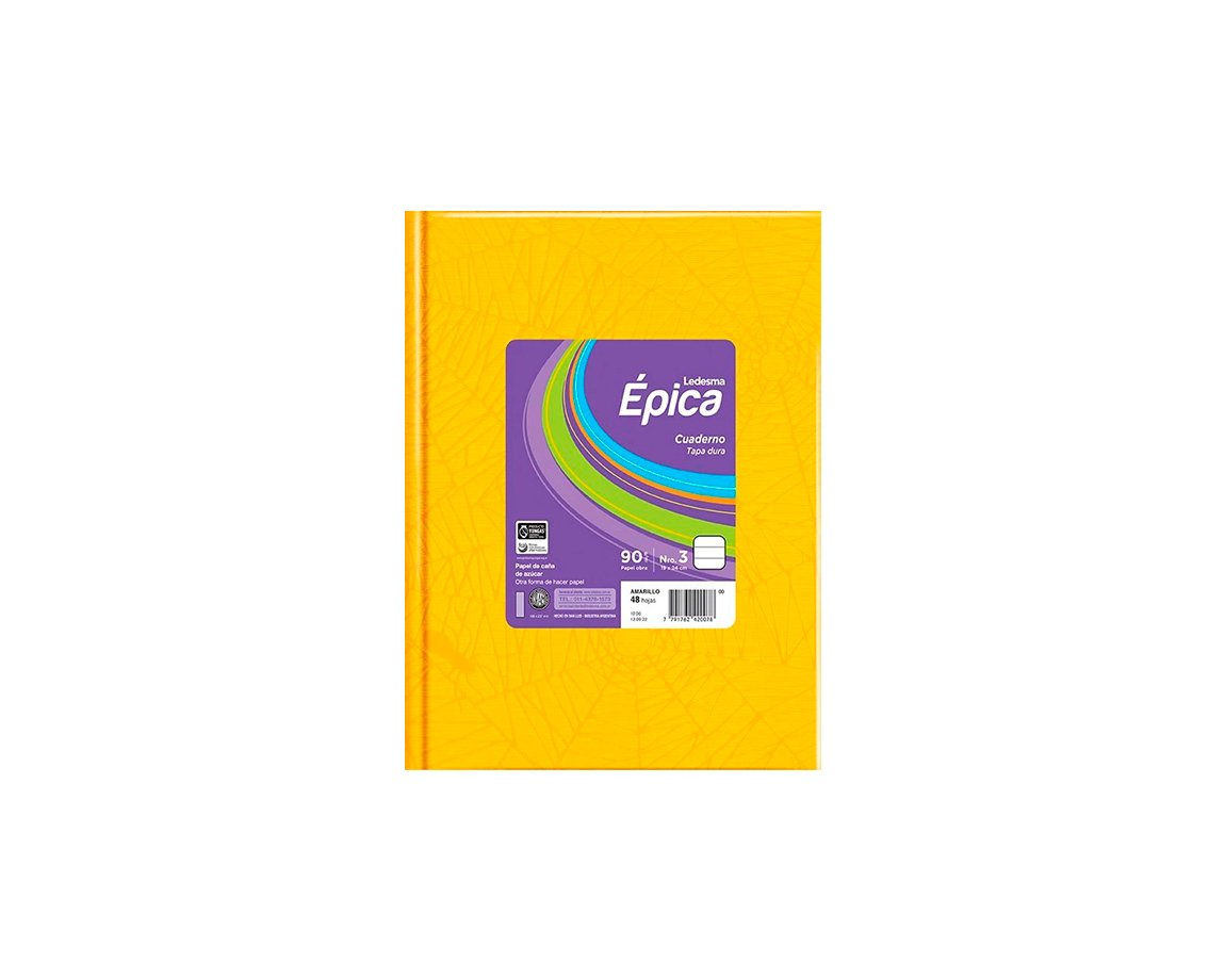 CUADERNO EPICA Nº3 ARAÑA 48 H = AMARILLO