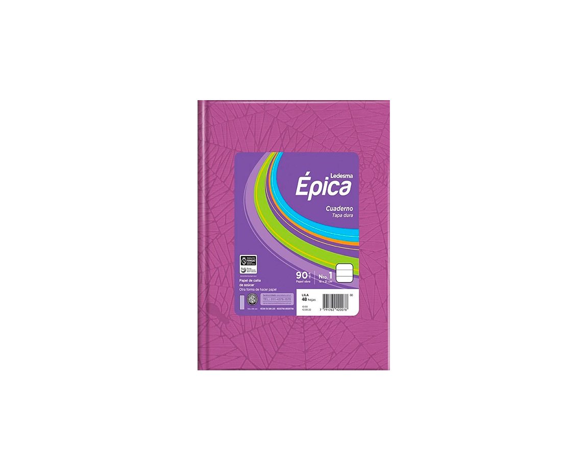 CUADERNO EPICA Nº3 ARAÑA 48 H = LILA