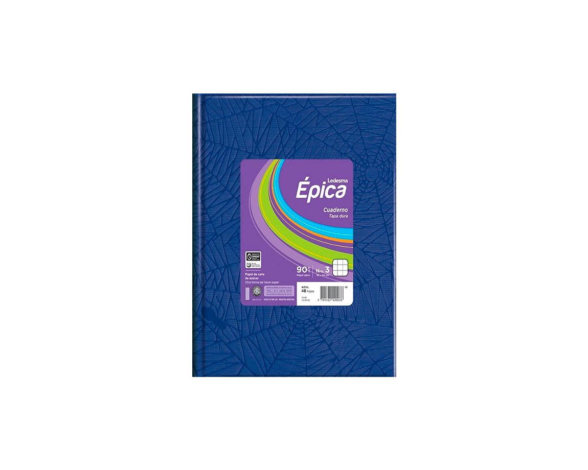 CUADERNO EPICA Nº3 ARAÑA 48 H # AZUL