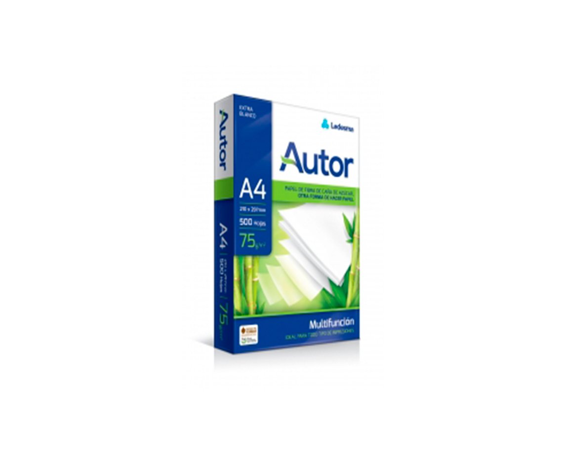 PAPEL RESMA AUTOR A4  75 GRS UNID.
