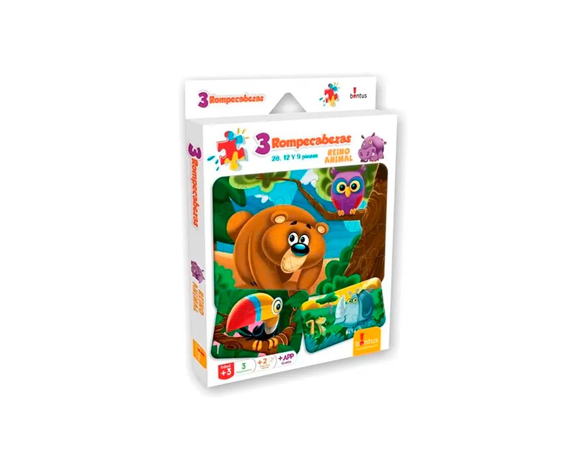 JUGUETE PUZZLE BONTUS 727 REINO ANIMAL