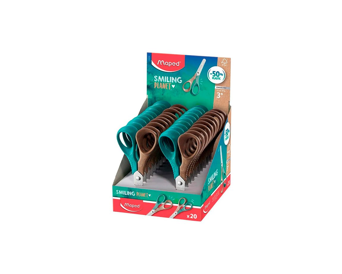 TIJERA MAPED 12 CM VIVO 472021 SMILING PLANET