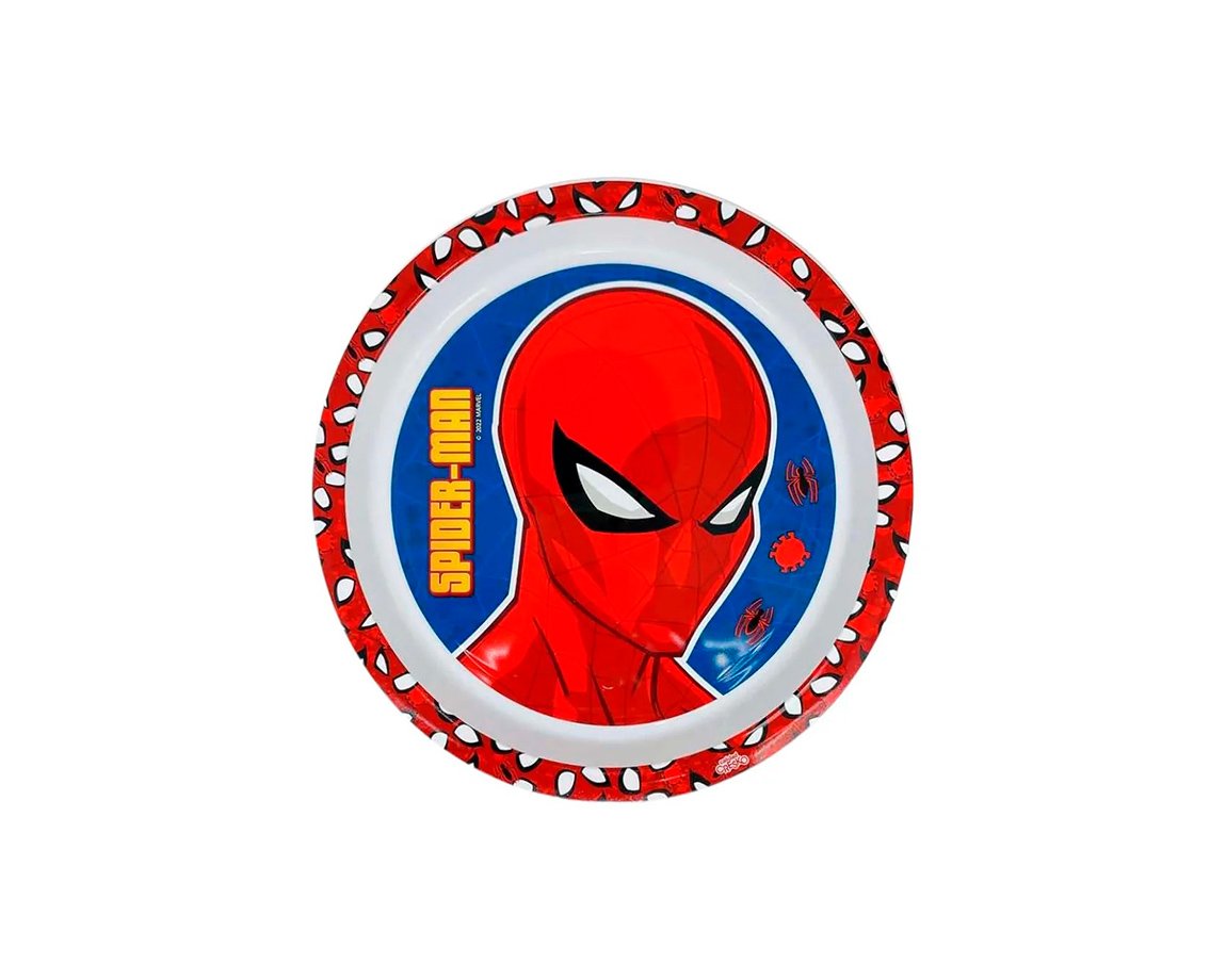 PLATO PLAYO BEL GIOCO SPIDERMAN PLASTICO