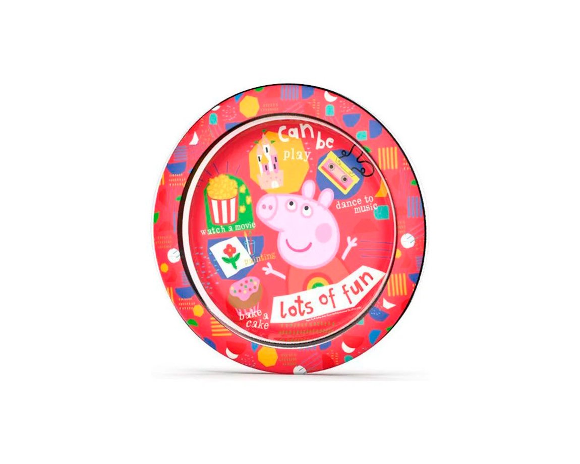 PLATO PLAYO BEL GIOCO PEPPA PIG PLASTICO