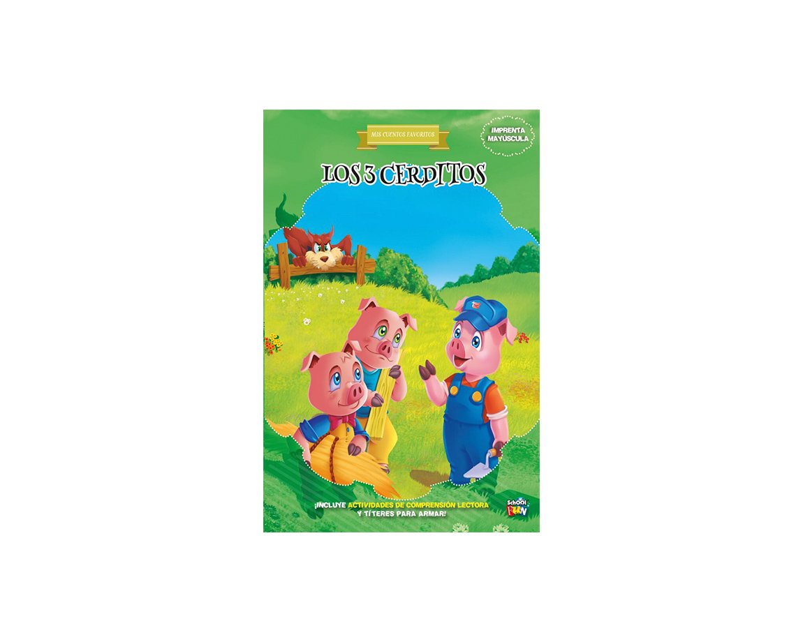 LIBROS SCHOOL FUN PLOW LIST-167 MIS CUENTOS FAVORITOS LOS 3 CERDITOS