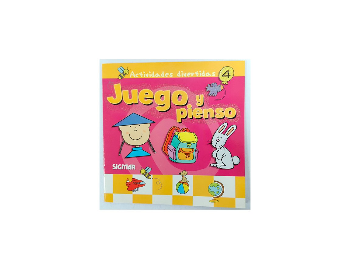 LIBROS SIGMAR DIDACTICOS JUEGO Y PIENSO 4