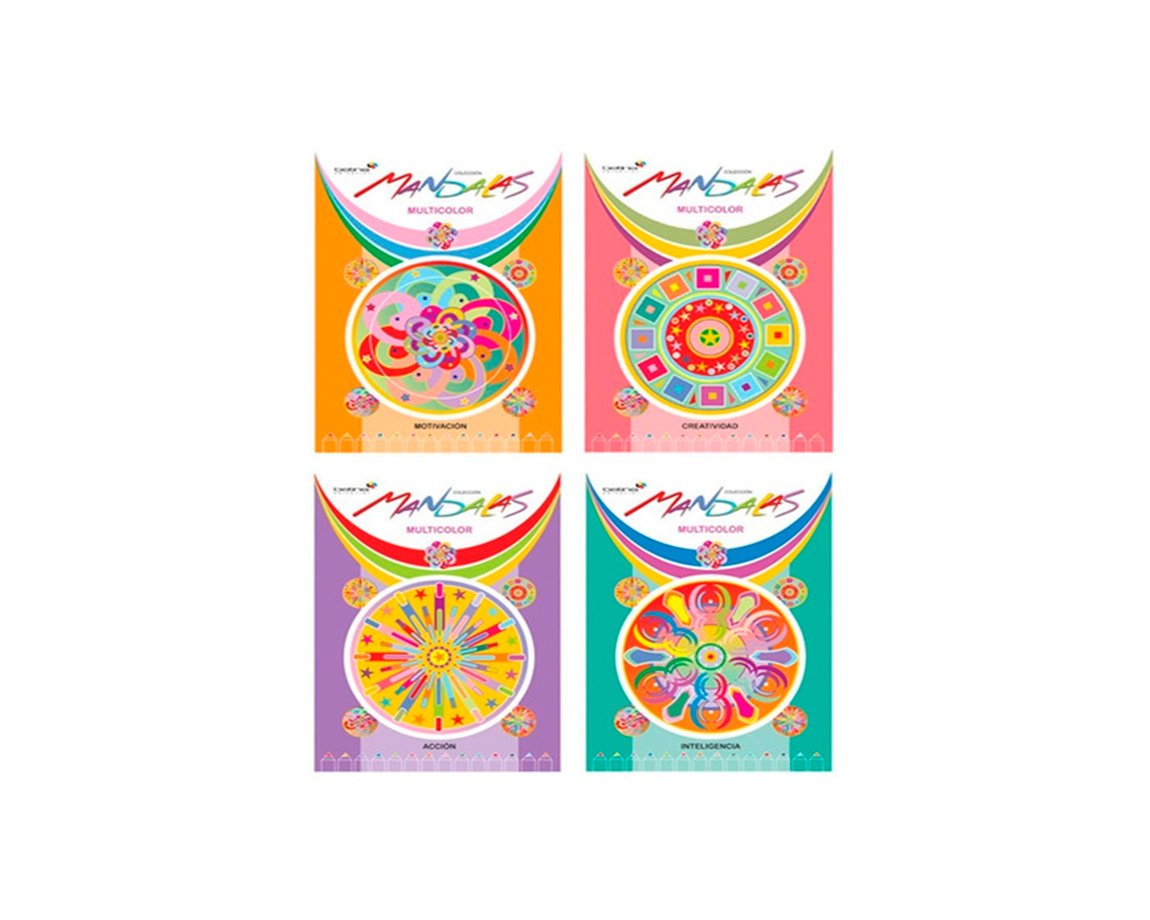LIBROS BETINA DIDACTICOS MANDALAS MULTICOLOR