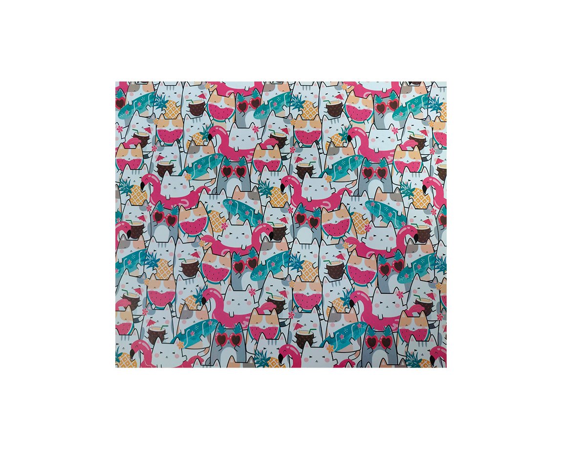 PAPEL REGALO MAG 5081 CUTE CATS
