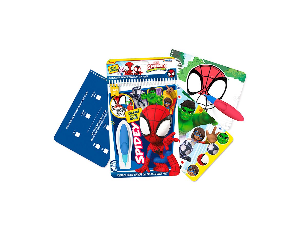 JUGUETE SPIDEY 3309 LIBRO AGUA WOW
