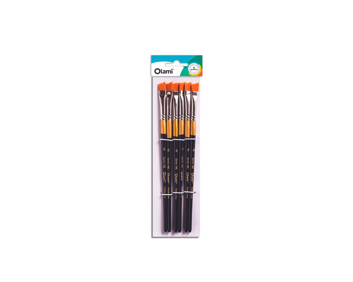 PINCEL OLAMI PI146 Nº10 x 6 U. CHANFLE