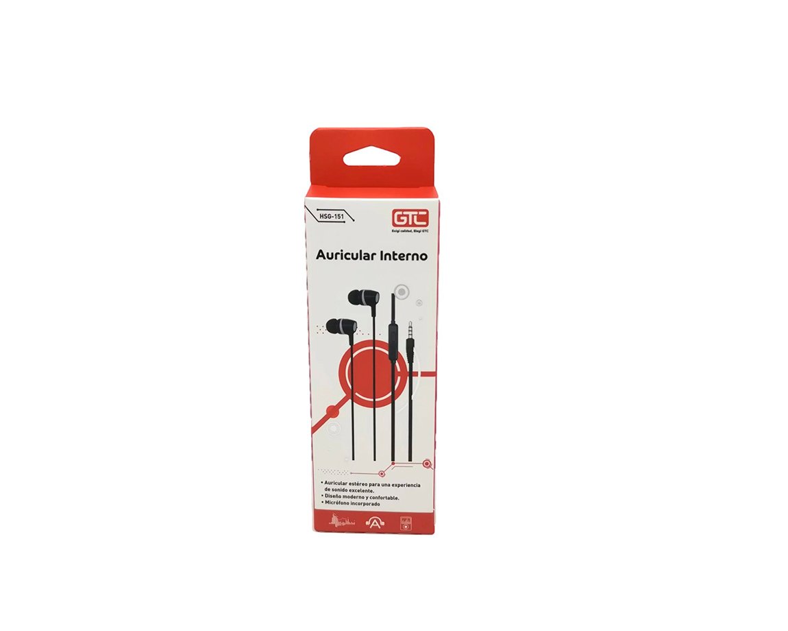 COMPUTACION AURICULAR HSG-151N INTERNO NEGRO