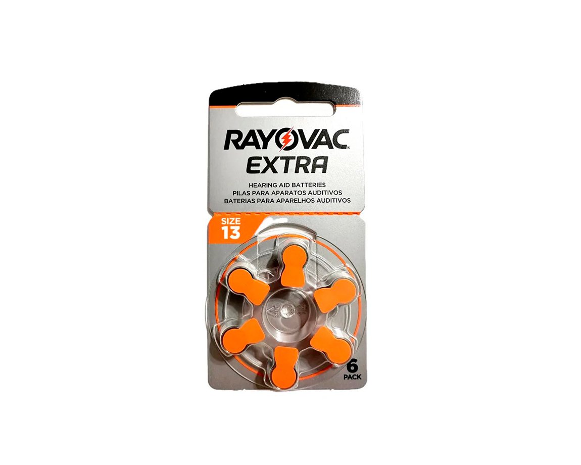 PILAS RAYOVAC AUDITIVA Nro 13 x 6 U.