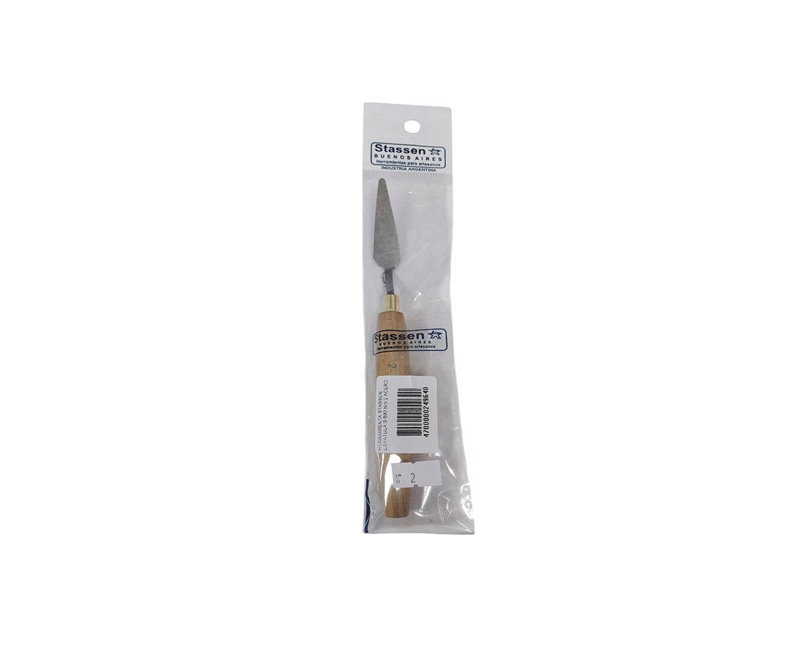 HERRAMIENTA STASSEN ESPATULA S-590 Nro 2 ACERO