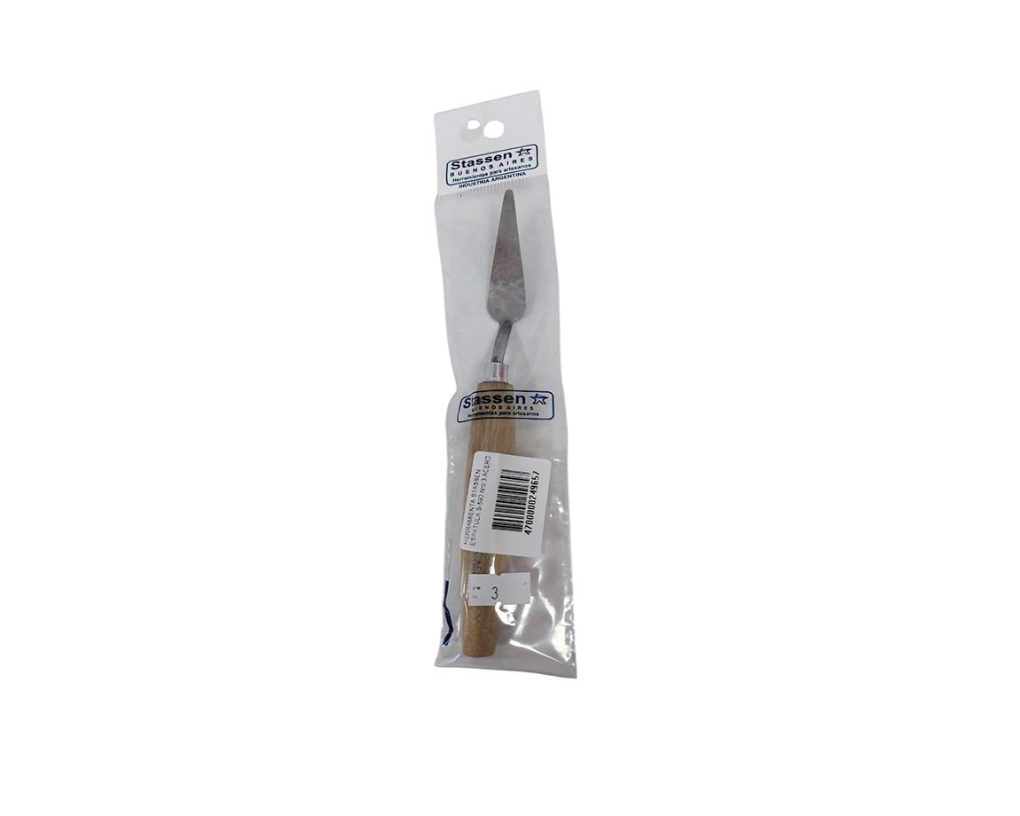 HERRAMIENTA STASSEN ESPATULA S-590 Nro 3 ACERO