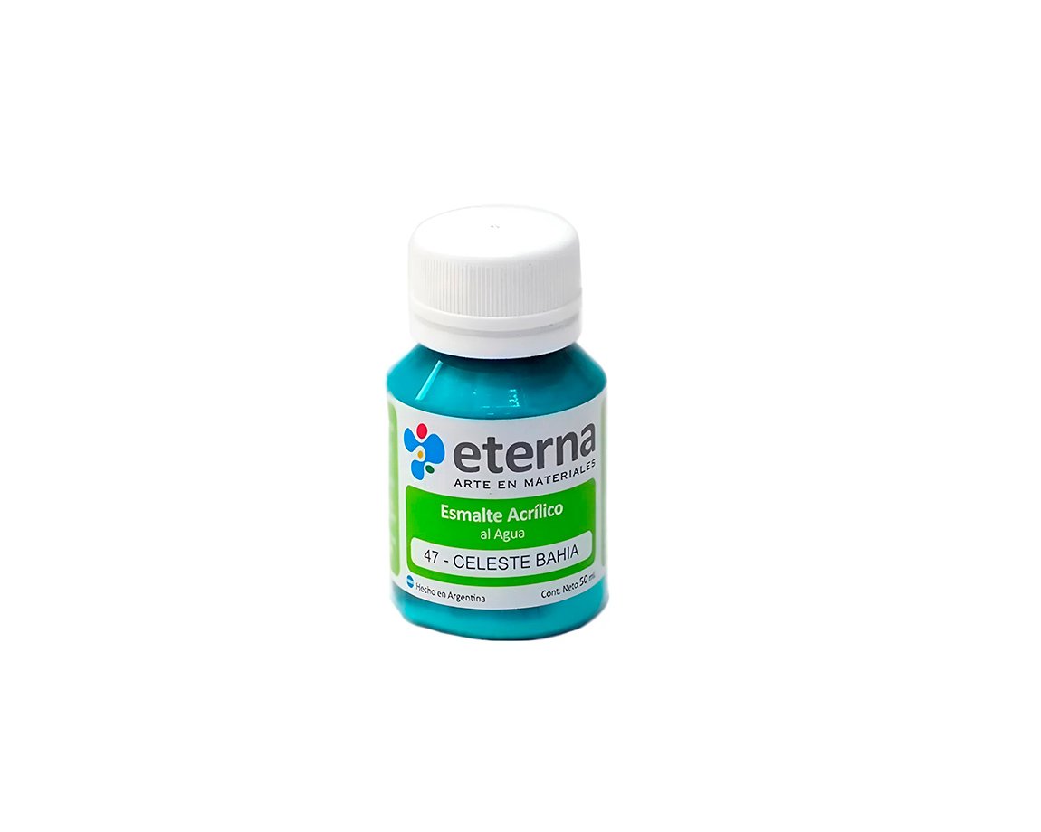 VITROESMALTE ETERNA x 37 ML 47 CELESTE BAHIA
