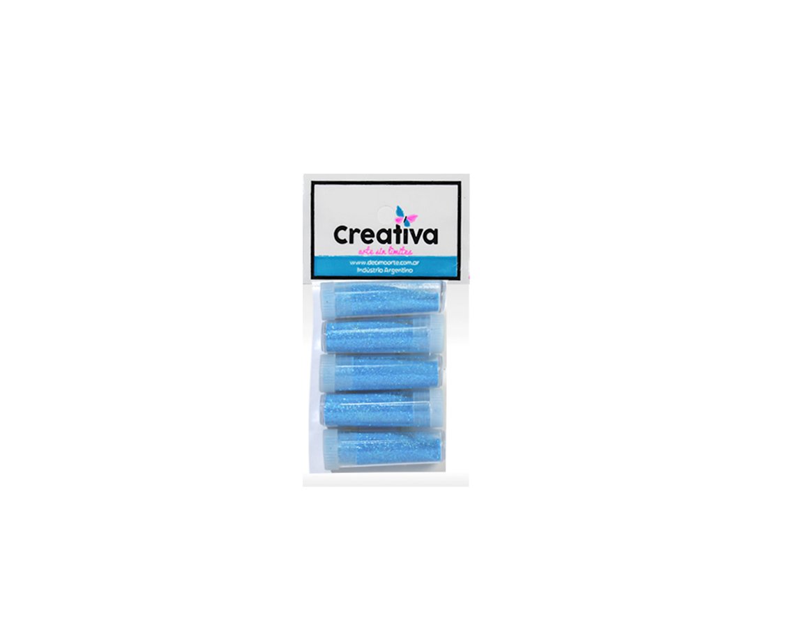 GIBRE CREATIVA TUBO 100-17 x5U. x5 cc. CELESTE PASTEL