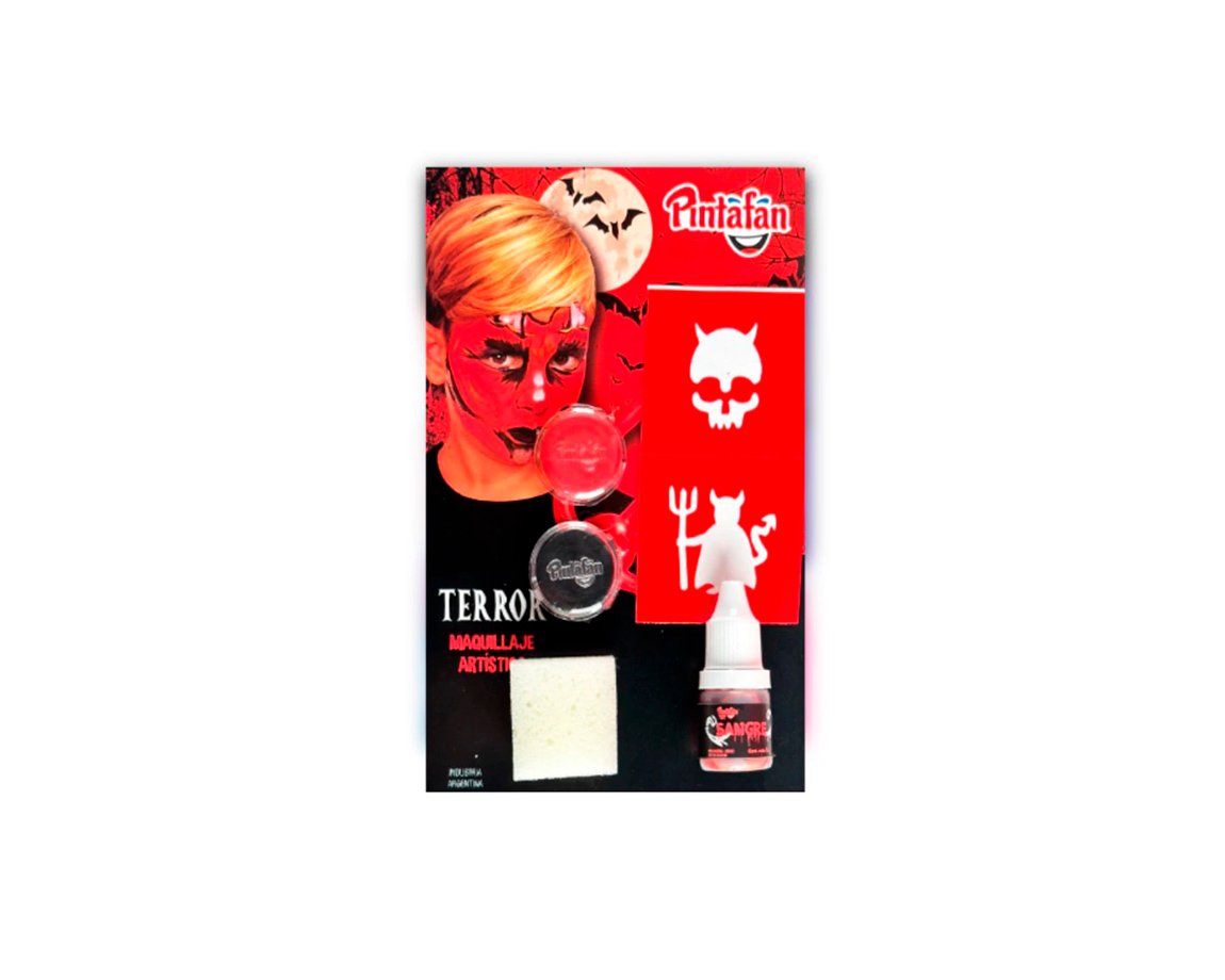 MAQUILLAJE PINTAFAN 0616-0004 KIT DIABLO