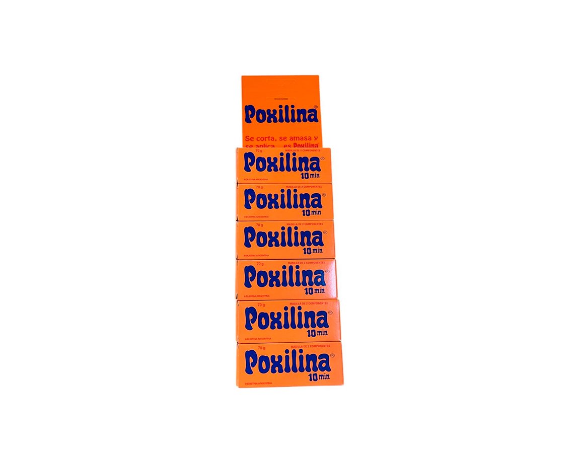 PEGAMENTOS POXILINA x70 ML.EN CAJA
