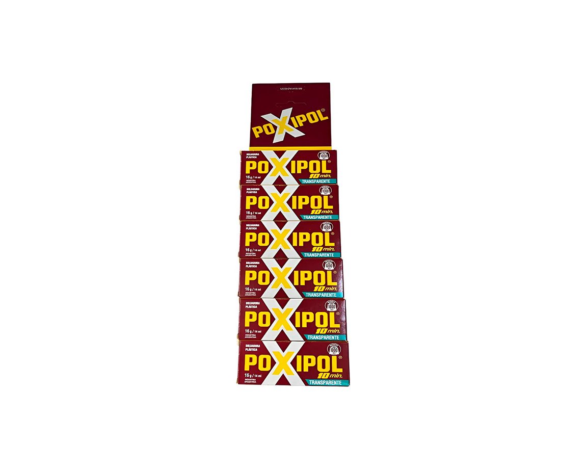 PEGAMENTOS POXIPOL TRANSP.x14 ML.