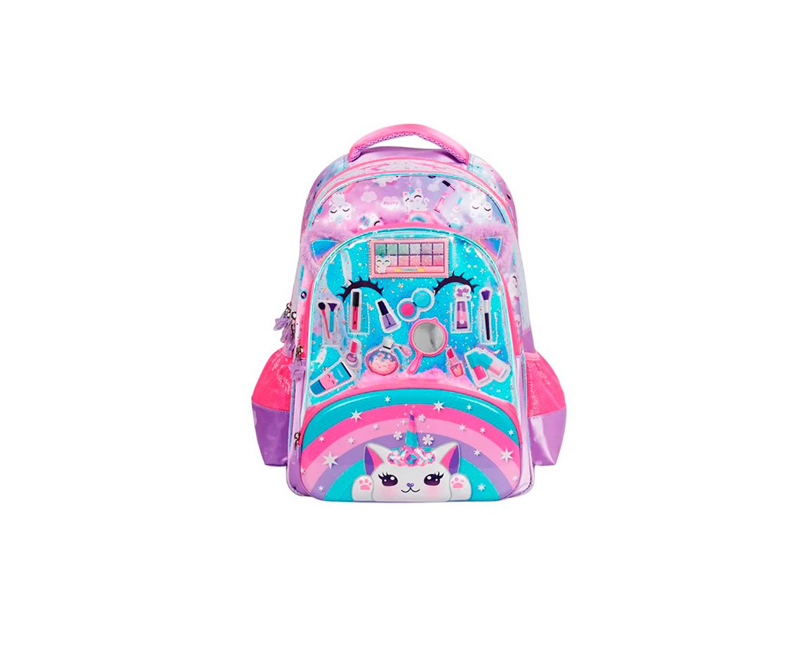 MOCHILAS FOOTY F6333 ESPALDA 18P MAKE UP LILA