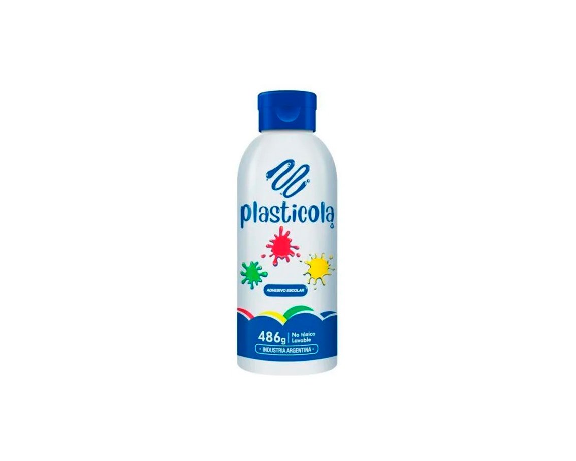 COLAS VINILICAS PLASTICOLA x 486 G. LAVABLE