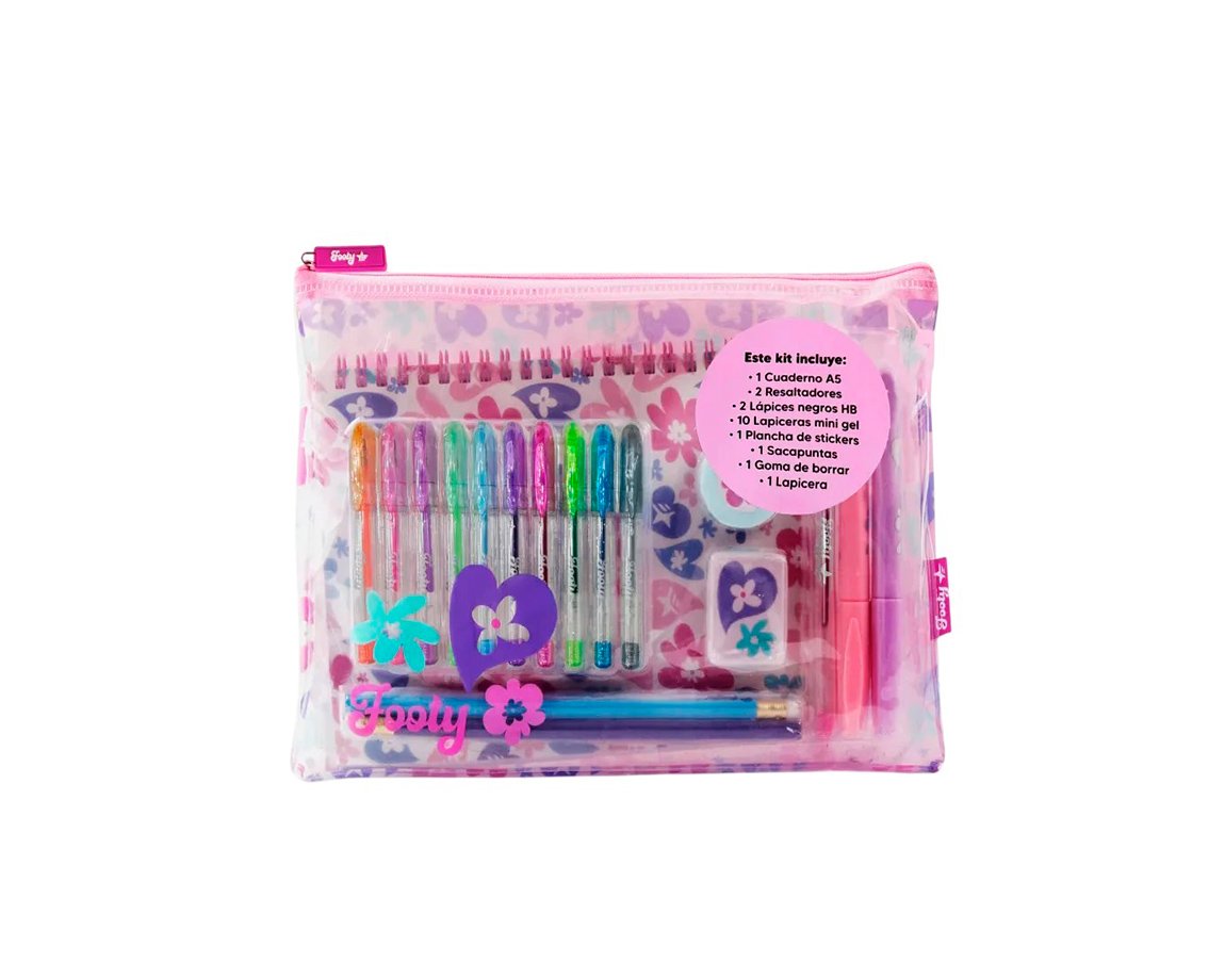 SET ESCOLAR FOOTY SET501 FLOWER