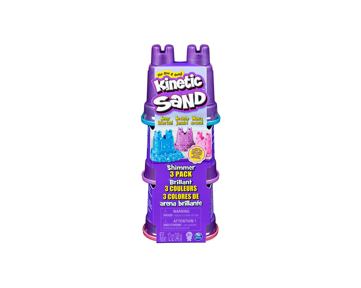 JUGUETE KINETIC SAND 71457 ARENA BRILLANTE C/GLITTER