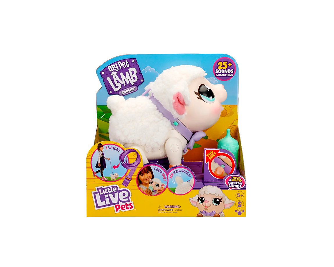 JUGUETE LITTLE LIVE PETS MY WALKING LAMB 26476 MASCOTA