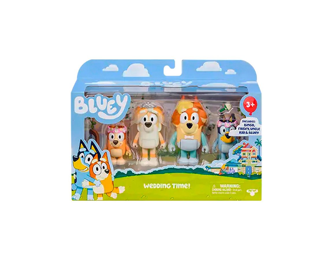 JUGUETE BLUEY PACK 4 FIGURAS 18915