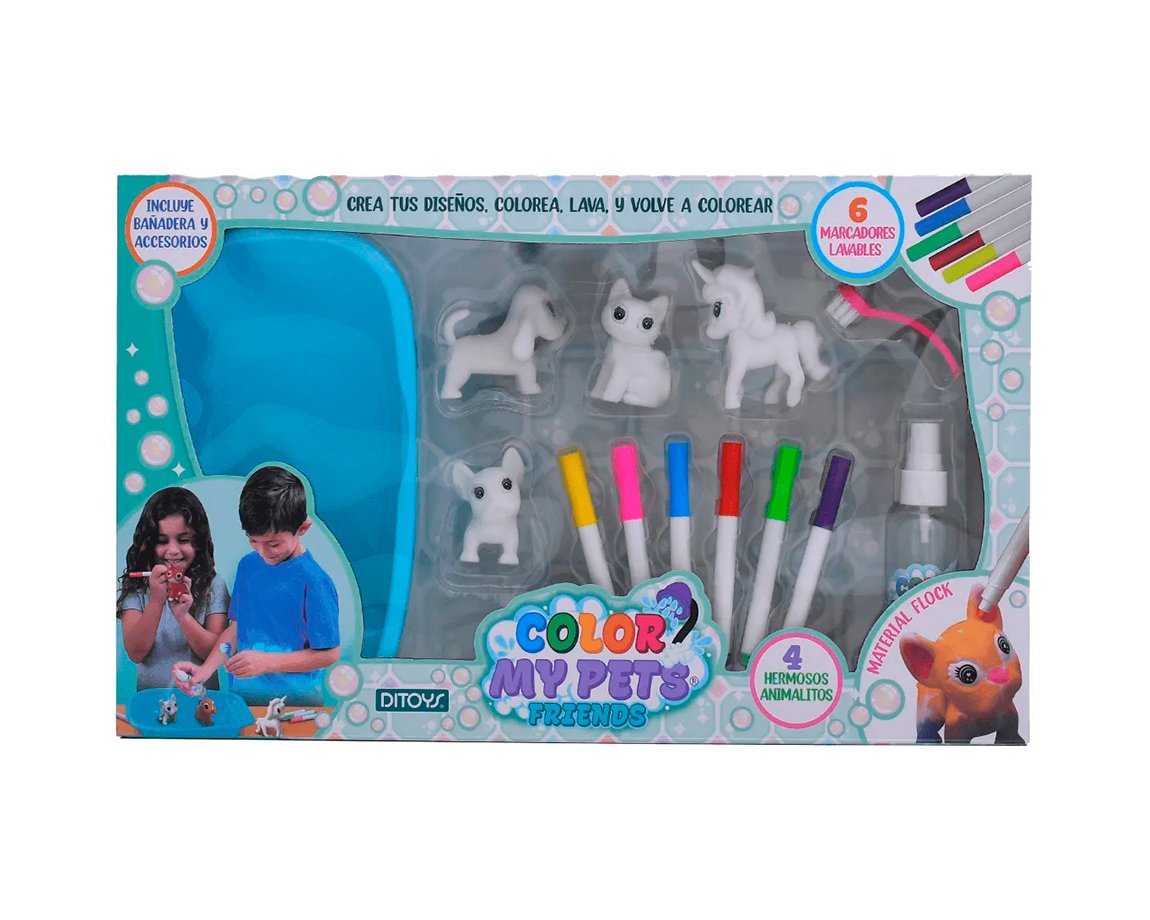 JUGUETE DITOYS 2623 COLOR MY PETS FRIENDLY