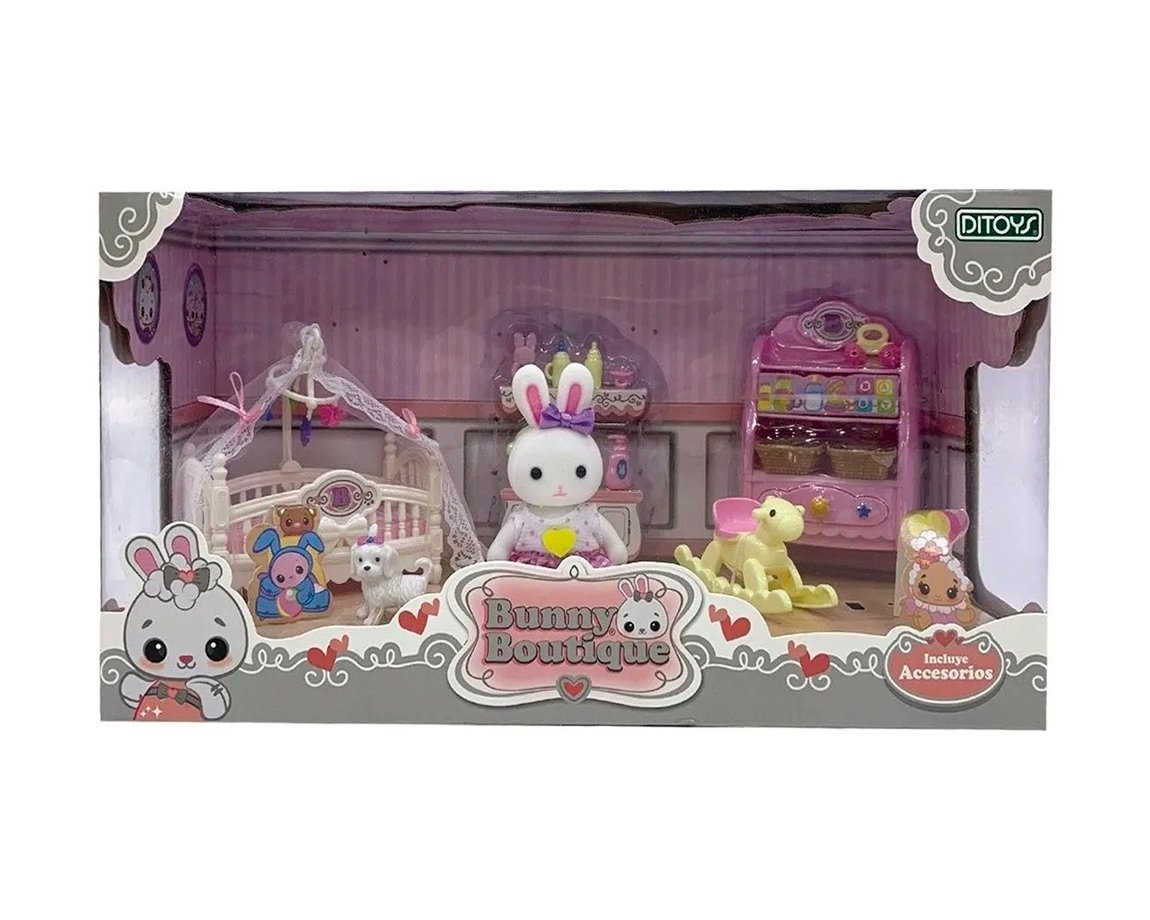 JUGUETE DITOYS 2843 BUNNY BOUTIQUE BED ROOM