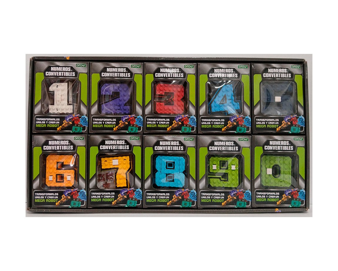 JUGUETE DITOYS 2890 NUMEROS CONVERTIBLES