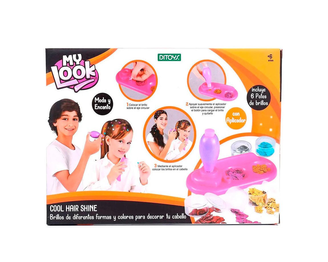JUGUETE DITOYS 2666 MY LOOK COOL HAIR SHINE
