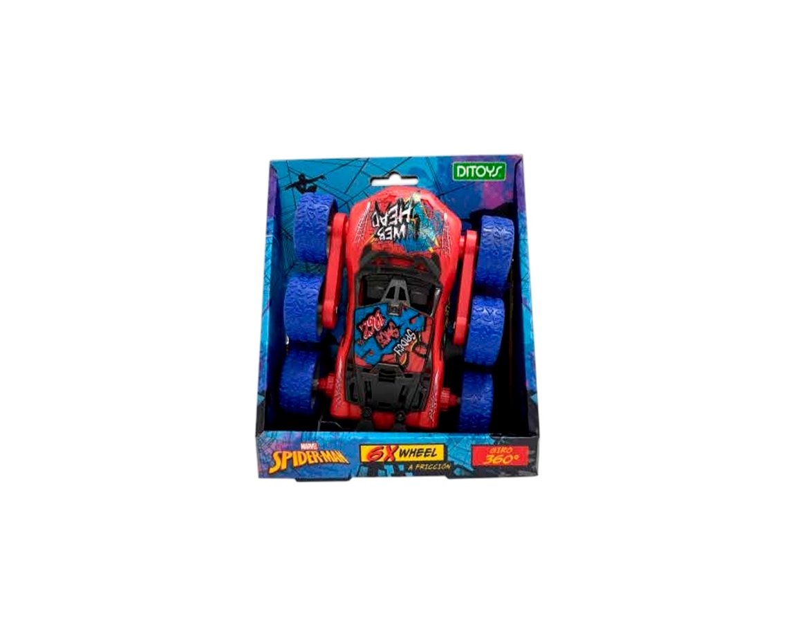 JUGUETE DITOYS 2962 SPIDERMAN 6 WHEELS