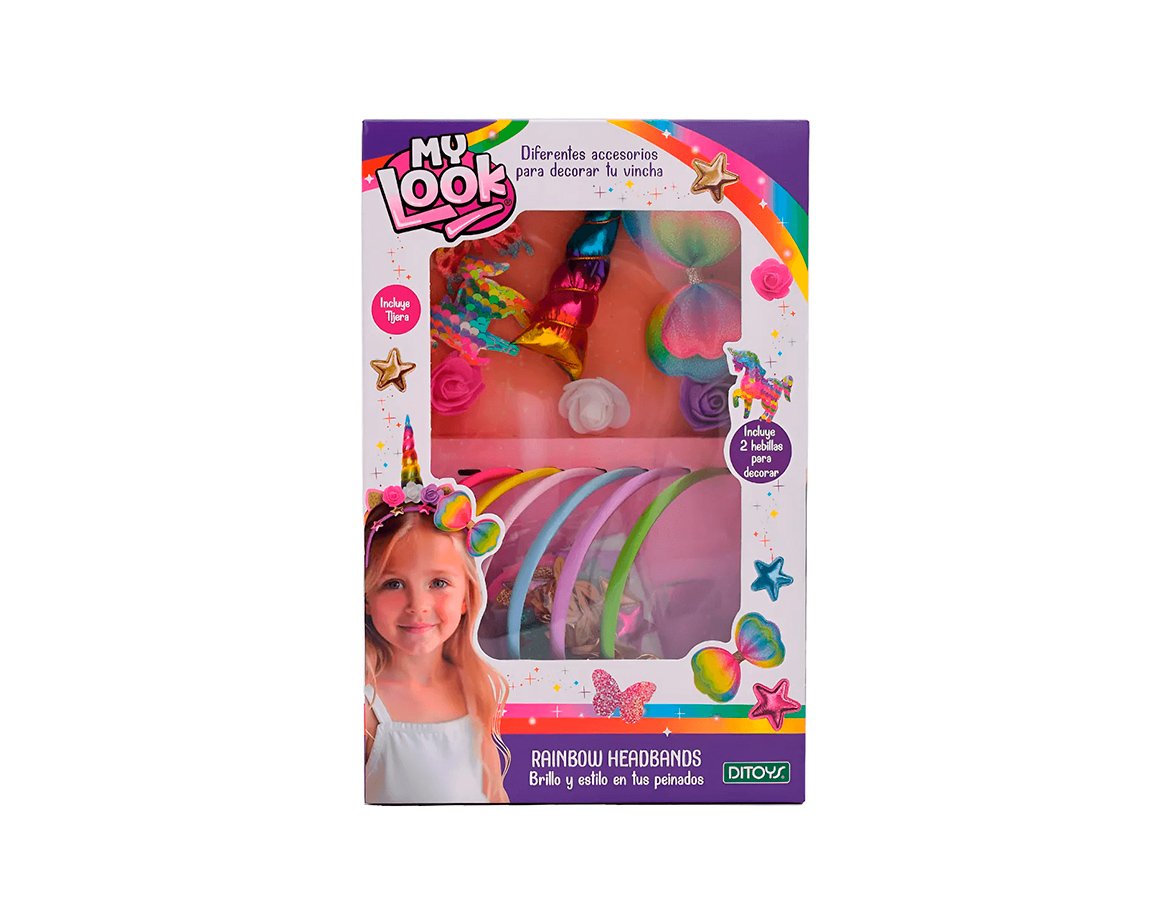 JUGUETE DITOYS 2939 MY LOOK RAINBOW HEADBAND