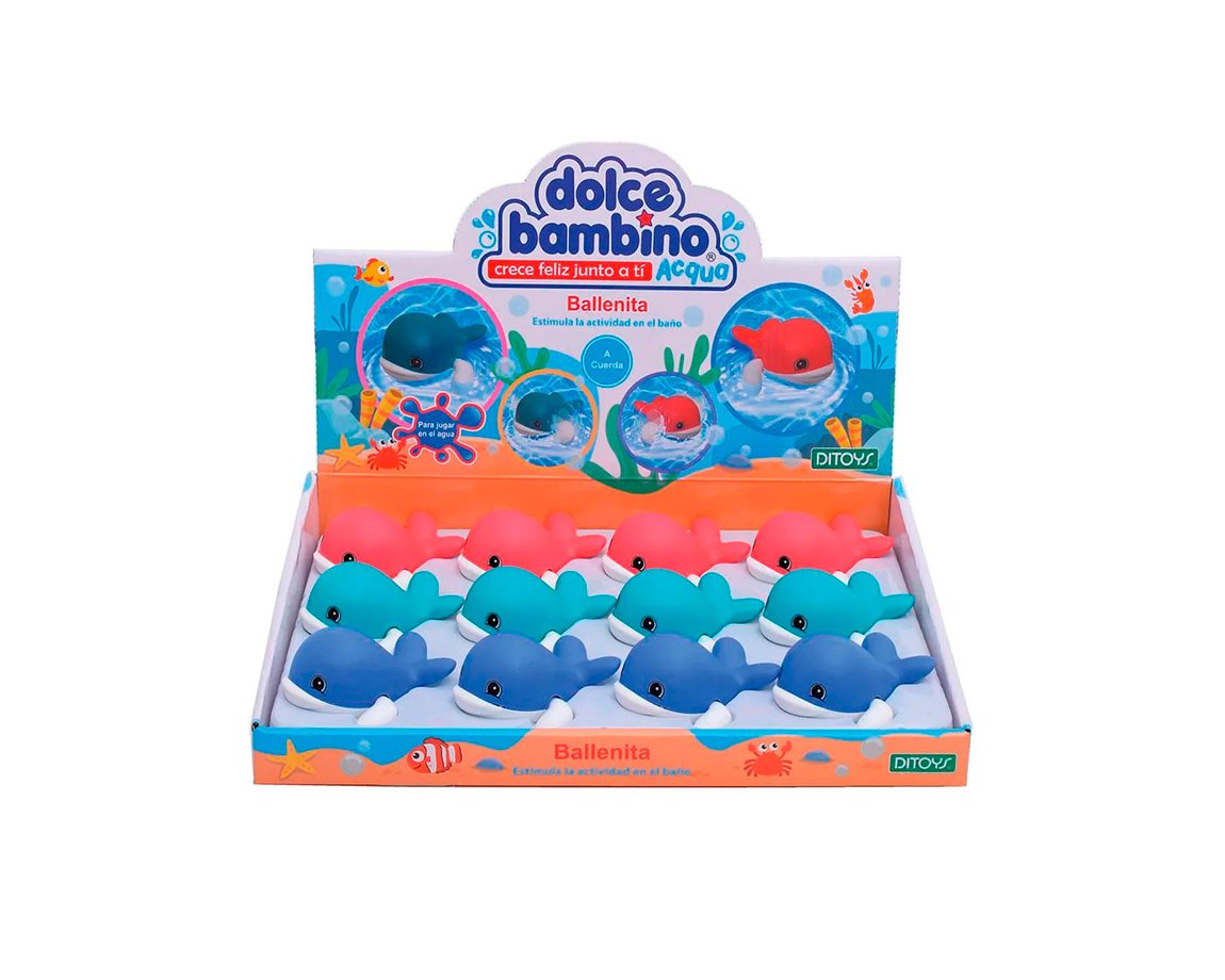 JUGUETE DITOYS 2977 BALLENA AQUA DOLCE BAMBINO