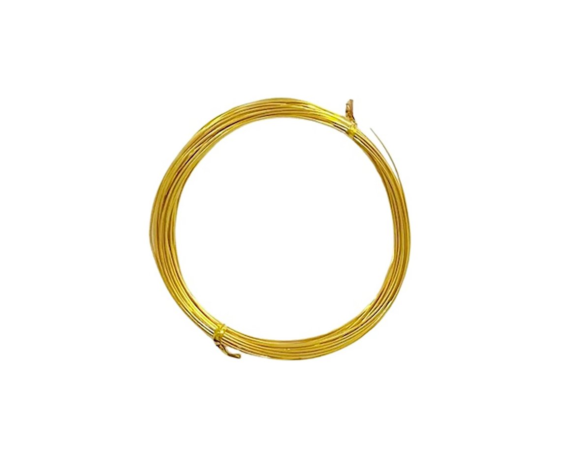 ALAMBRE CBX ALUMINIO ROLLO 5 mts 07 AMARILLO