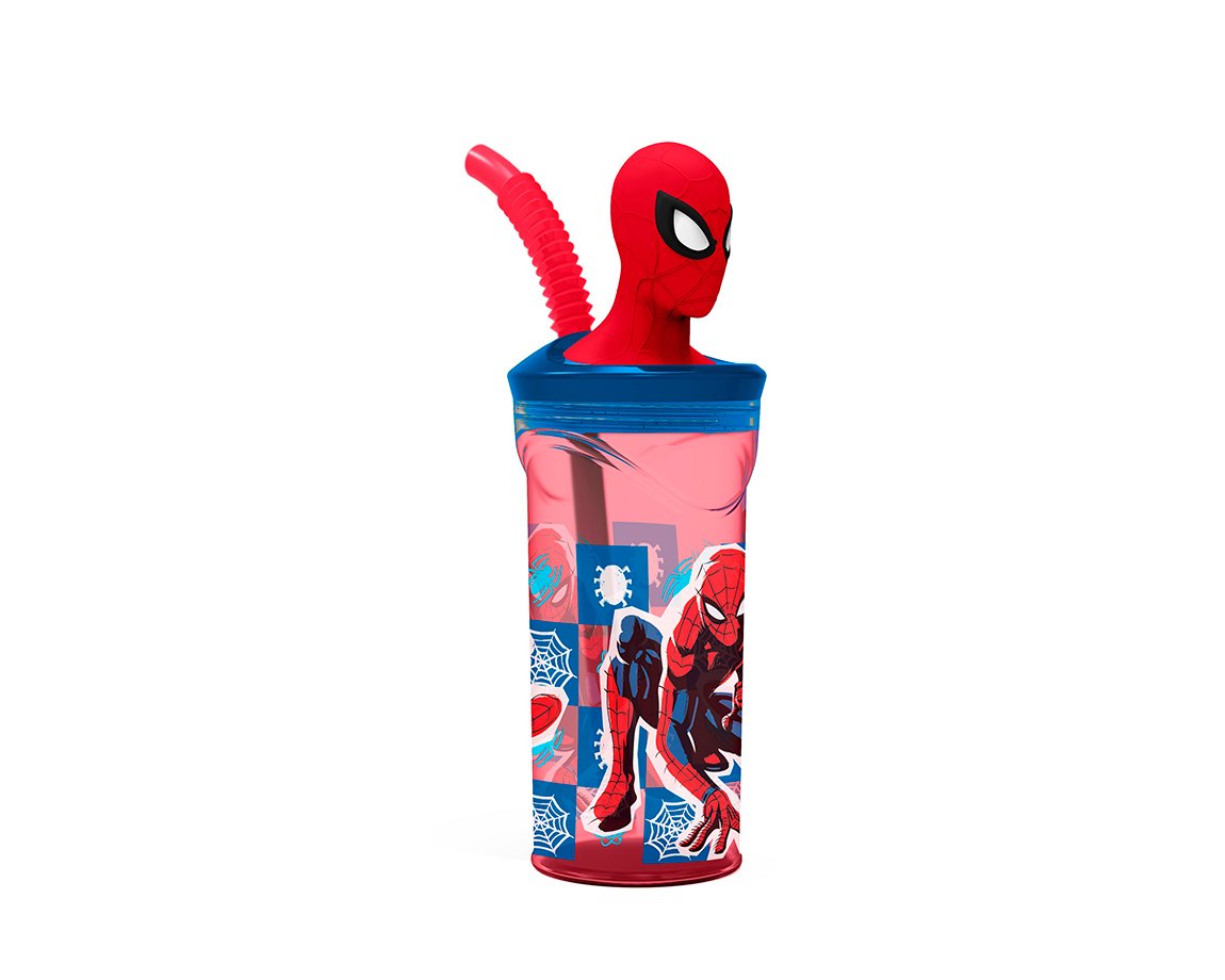 VASO WABRO 1033 FIGURA 3D SPIDERMAN x 360 ml