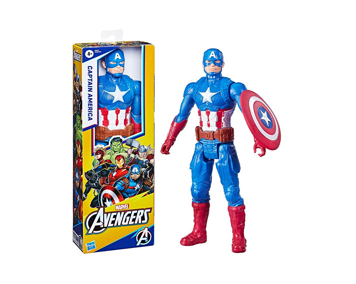 JUGUETE HASBRO E7877 MARVEL AVENGERS CAP AMERICA 29CM