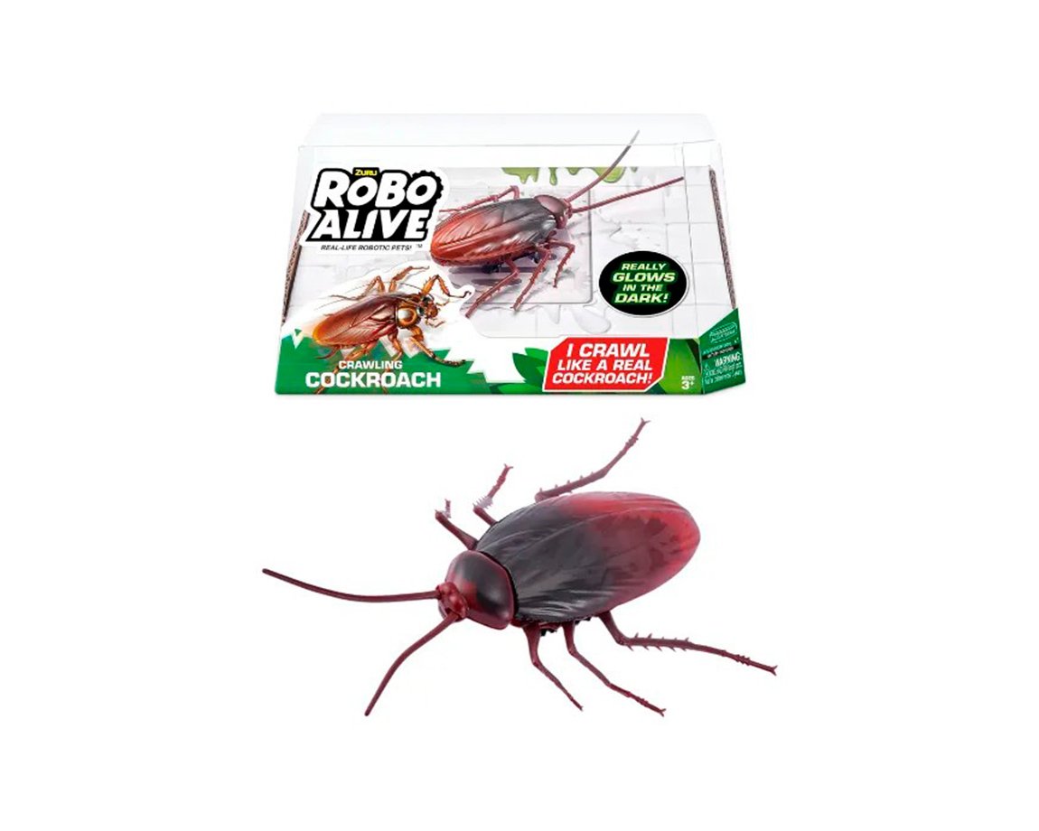 JUGUETE ROBO ALIVE 6001 CUCARACHA REALISTA 10 CM